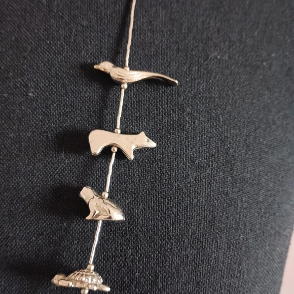 Silver Toned Fetish Styles Necklace - Picture 3 of 6